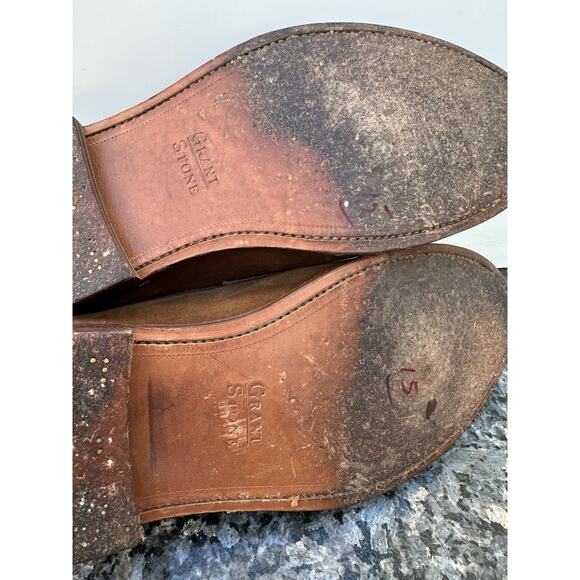 Grant Stone Traveler Penny Loafer Bourbon Suede Men’s Size 11D - Picture 14 of 16